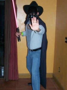 Garth Vader (Halloween in July in August party)