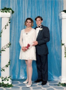 1994.  My junior prom, with Andy- WCHS I believe we played at Toys-R-Us before the dance. 