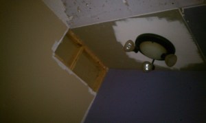 We seriously ripped the room to bare bones and started over.