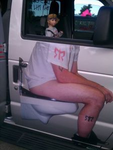 Meadow Muffin, a stowaway, turned out to be our team mascot.