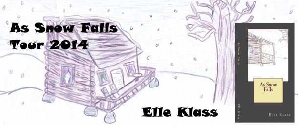 as snow falls banner