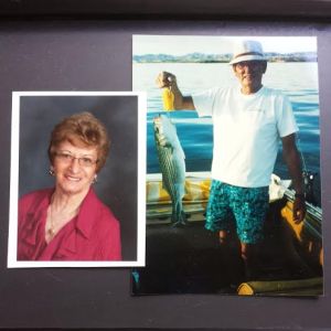 I wish I had a picture of them together, or something cute from when I was little with them.  My mom has some, I'm sure.